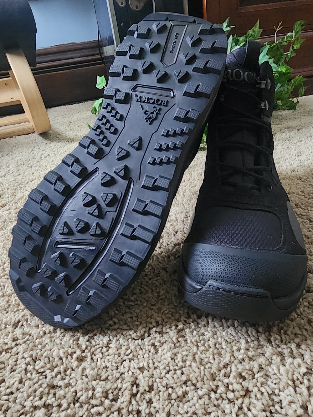 Rocky Men's Ultra Ops Black Tactical Hiking Boots - Picture 9 of 10